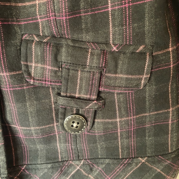 Hip-length plaid jacket - Picture 5 of 9